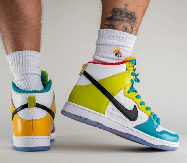 FroSkate x Nike SB Dunk High All Love No Hate