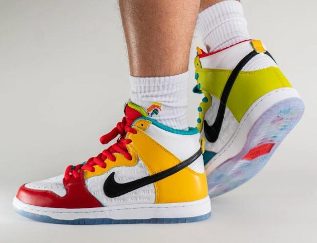FroSkate x Nike SB Dunk High All Love No Hate