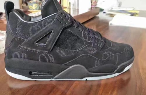 KAWS x Air Jordan 4 Black-1