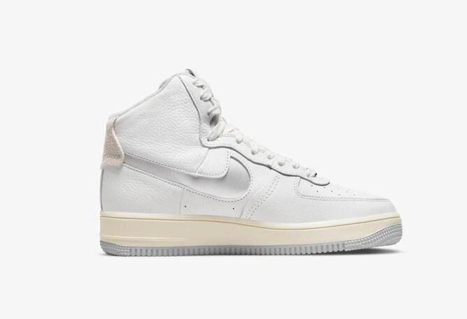 Nike Air Force 1 Strapless White Gray