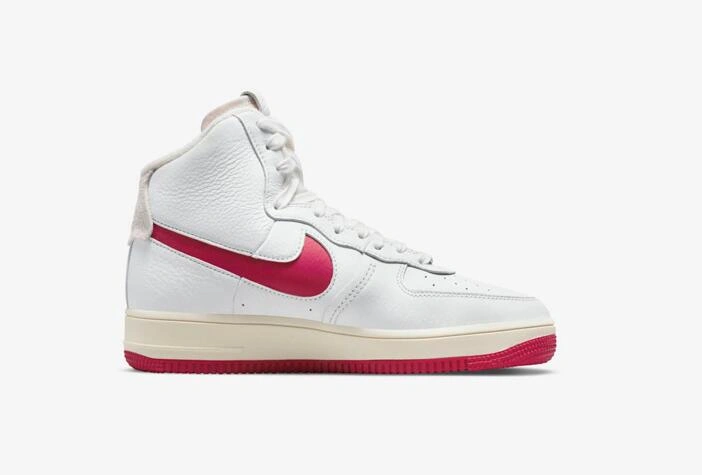 Nike Air Force 1 Strapless White Red