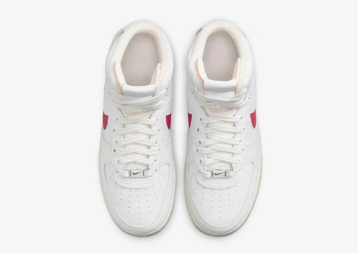 Nike Air Force 1 Strapless White Red