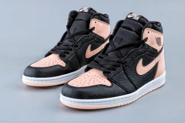 Cheap Nike Air Jordan 1 High Black Pink-01