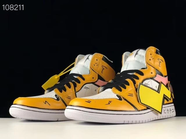 Cheap Nike Air Jordan 1 Pikachu-1
