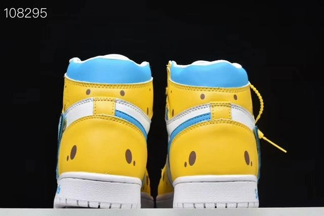 Cheap Nike Air Jordan 1 SpongeBob-1