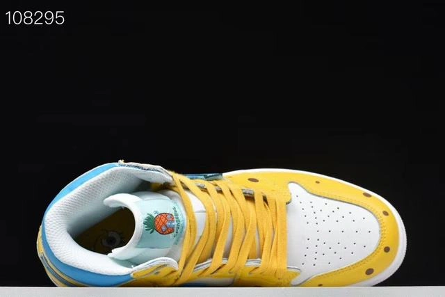 Cheap Nike Air Jordan 1 SpongeBob-1