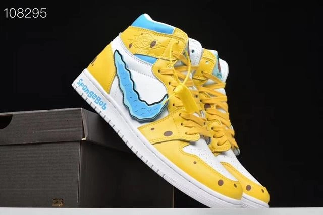 Nike Air Jordan 1 SpongeBob-1