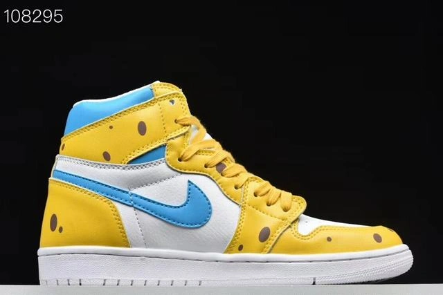 Nike Air Jordan 1 SpongeBob-1