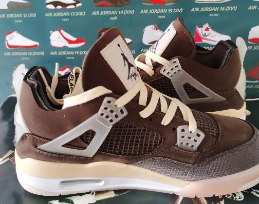 Affordable Nike Air Jordan 4 Retro Brown-1