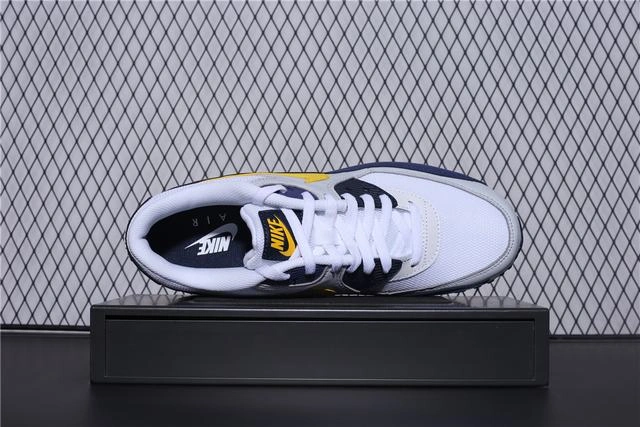 Affordable Nike Air Max 90 Essential Blue Yellow-1