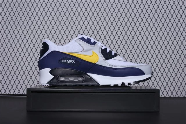 Nike Air Max 90 Essential Blue Yellow-1