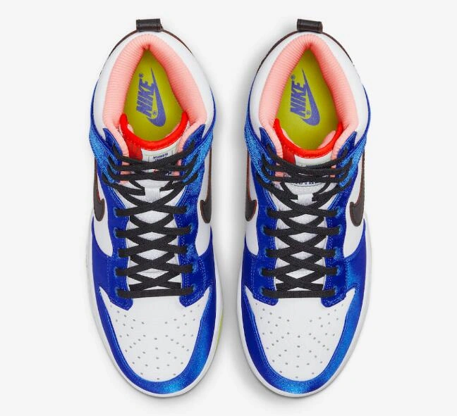 Nike Dunk High Blue Satin