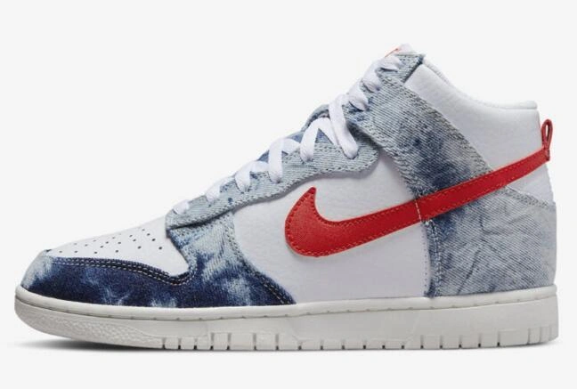 Nike Dunk High Washed Denim