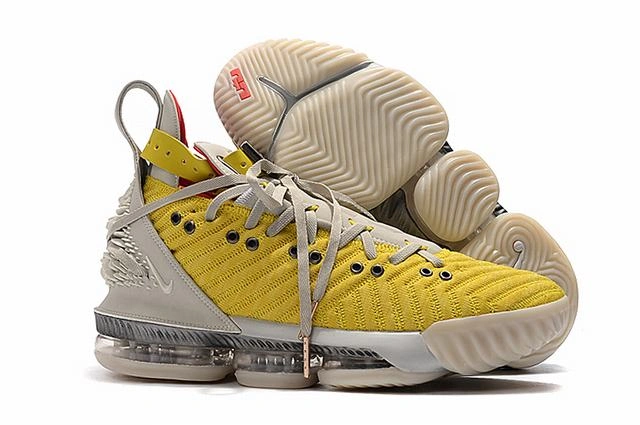 Nike Lebron 16 Yellow Rice White-1