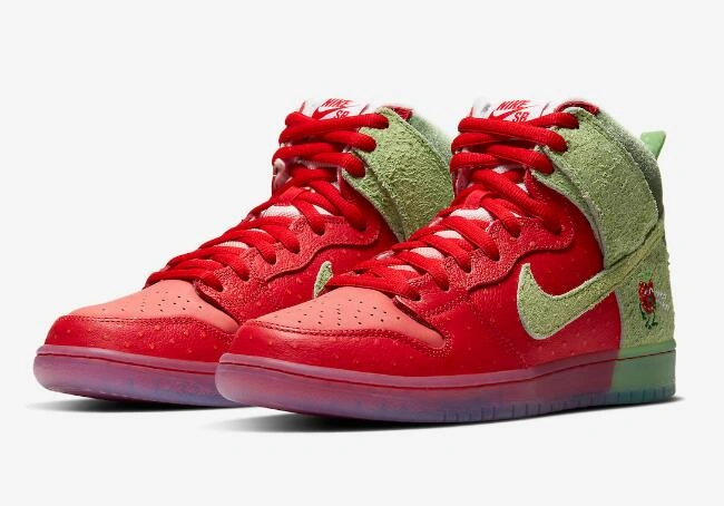 Nike SB Dunk High Strawberry Cough