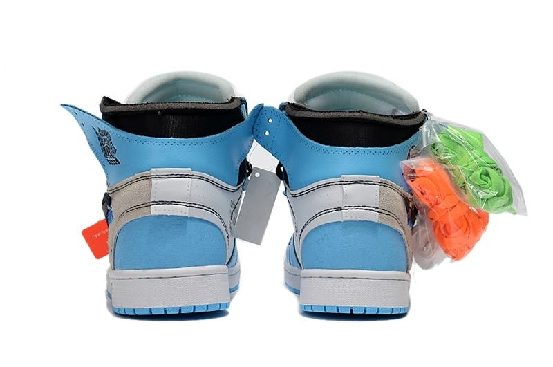 Affordable OFF-WHITE x Air Jordan 1 Blue-1