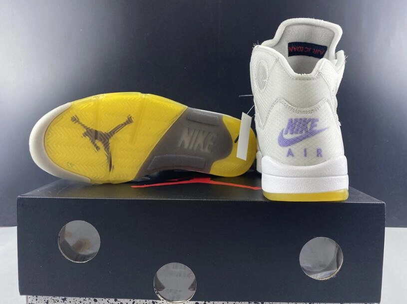 Off-White X Air Jordan 5 White Green