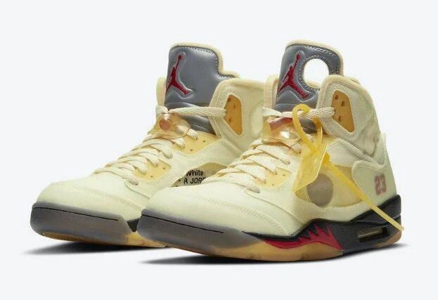 Off-White x Air Jordan 5 Sail