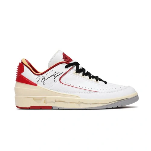 Off-White x Jordan 2 Retro Low SP 'White Varsity Red'