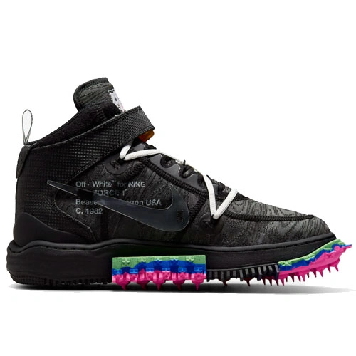 Off-White x Nike Air Force 1 Mid Black