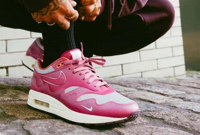 Patta x Nike Air Max 1 Rush Maroon