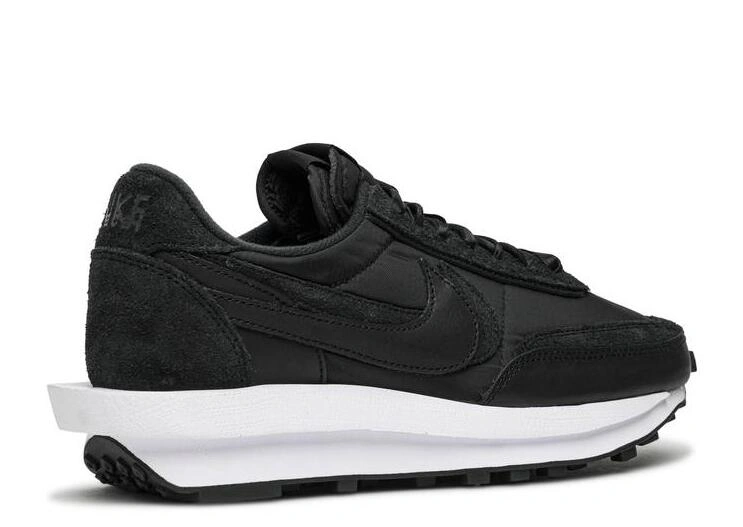 Sacai x LDWaffle Black Nylon