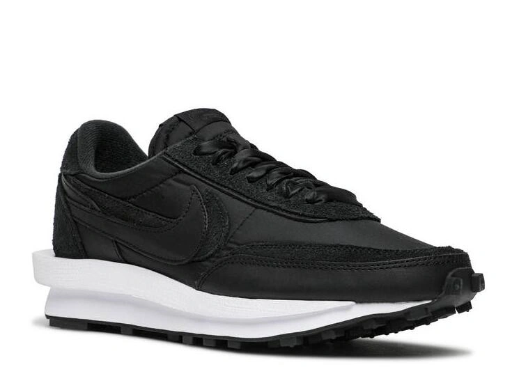 Sacai x LDWaffle Black Nylon