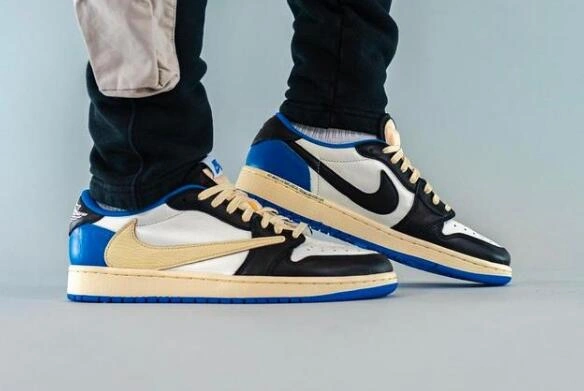 Cheap Travis Scott x fragment x Air Jordan 1 Low