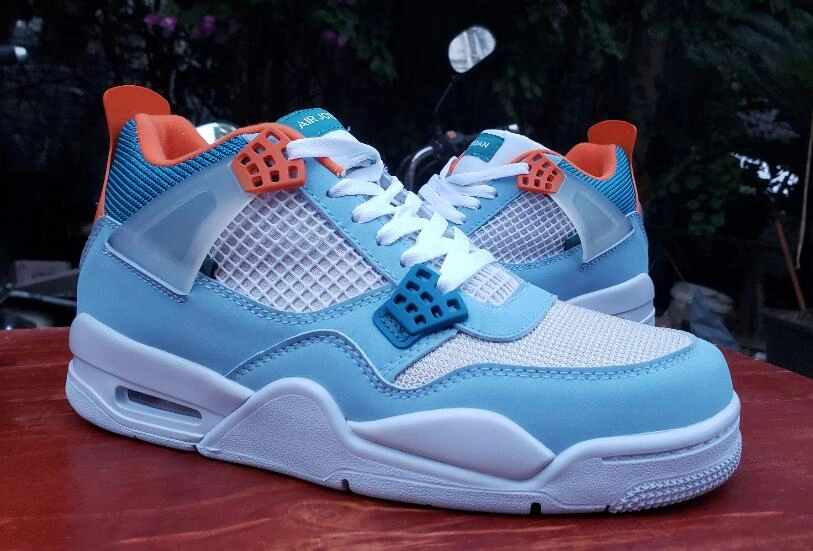 Union x Air Jordan 4 Blue-1