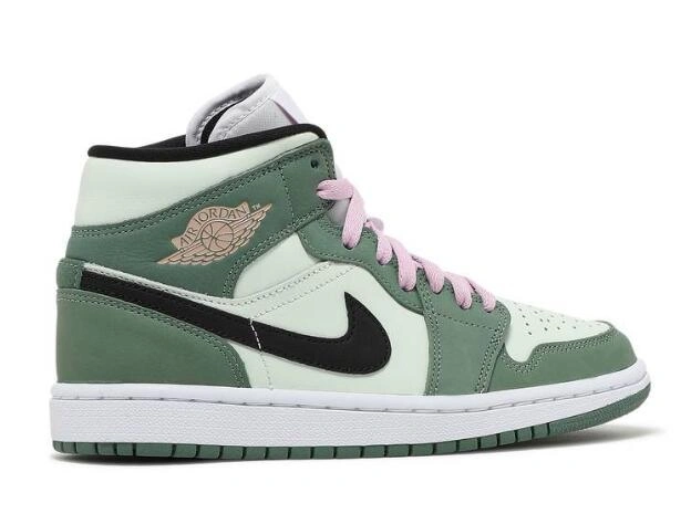Cheap WMNS AIR JORDAN 1 MID SE DUTCH GREEN