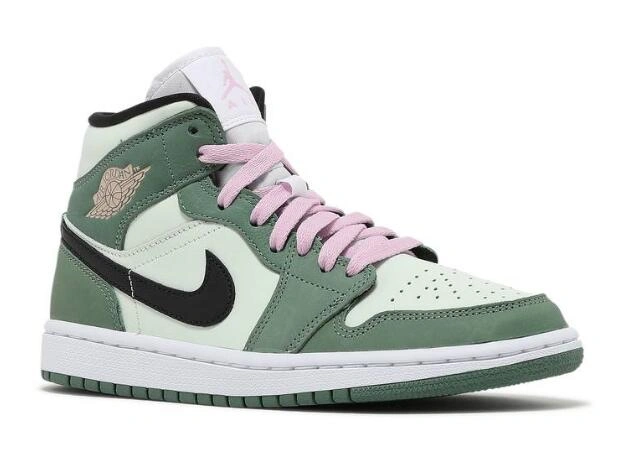 Cheap WMNS AIR JORDAN 1 MID SE DUTCH GREEN