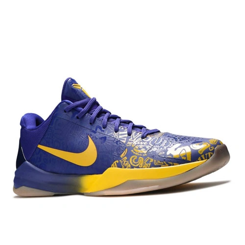 Zoom Kobe 5 Rings purple yellow