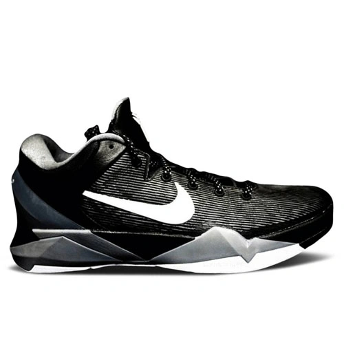 Zoom Kobe 7 System Black Wolf Grey