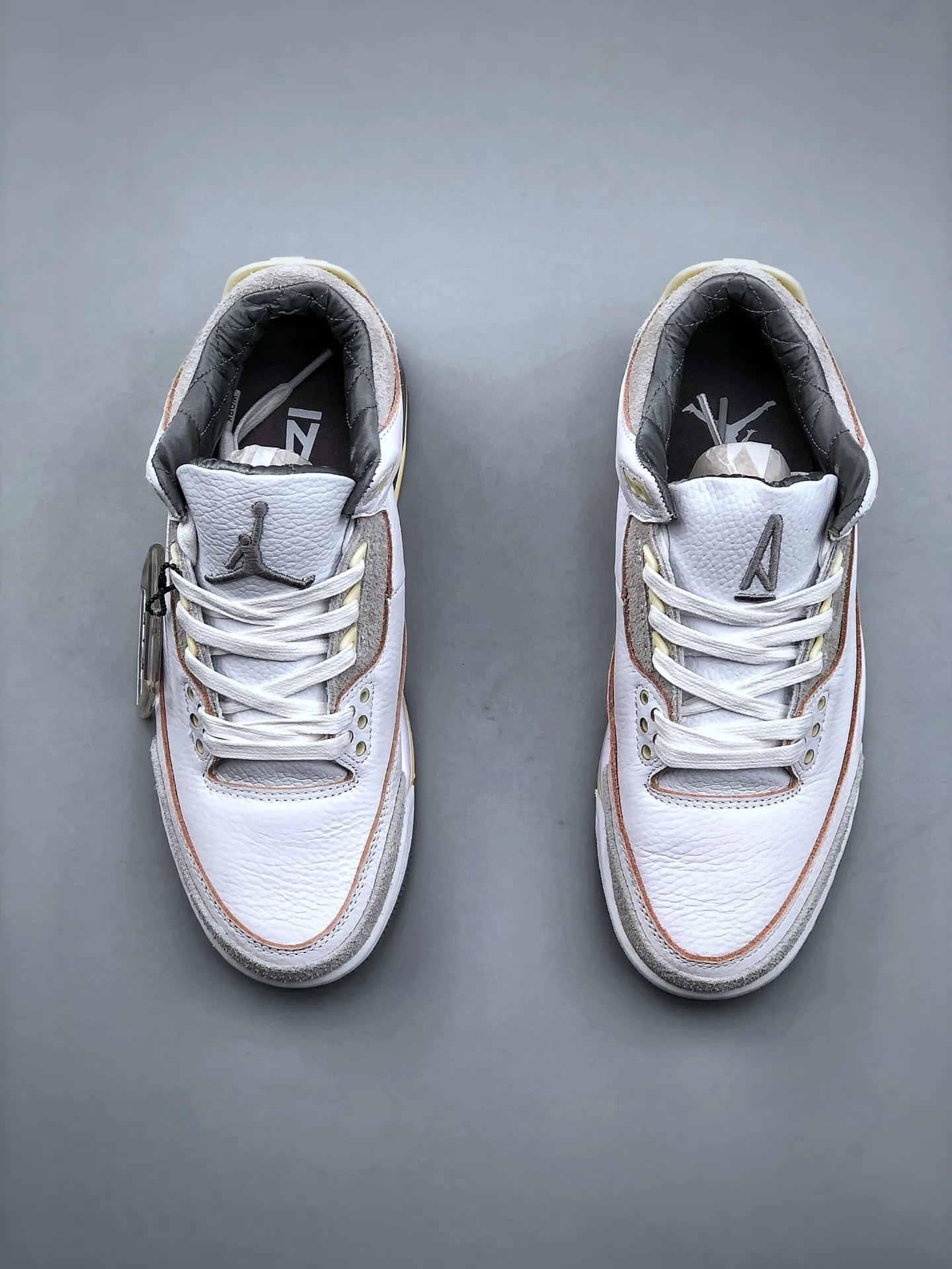A Ma Maniére x Air Jordan 3 AJ3 AMM White Purple Grey – Mid-Top Replica Sneakers for Men, Rep Shoes in Sizes 35.5-47.5 (Half Sizes Included) – Style Code: DH3434- Effortless 1180