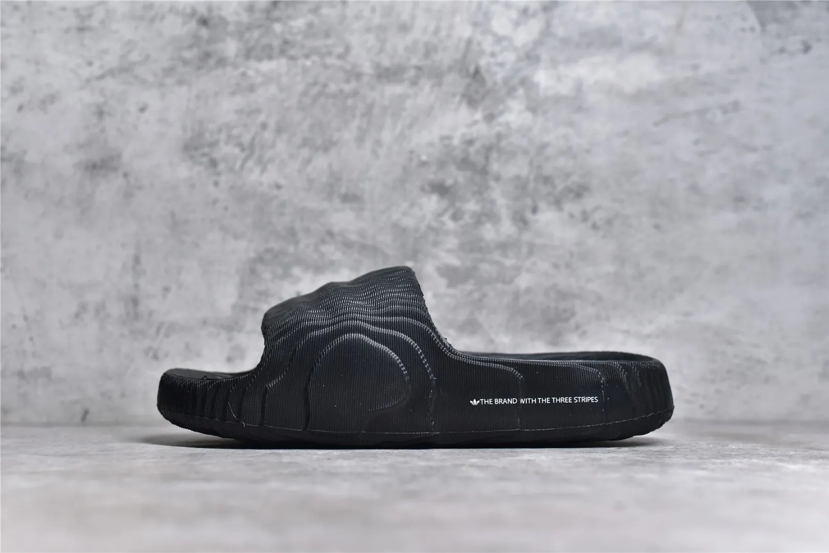 AD Originals Adilette 22 Black Slides – Adidas Replica Shoes & Rep Sneakers Contemporary 469