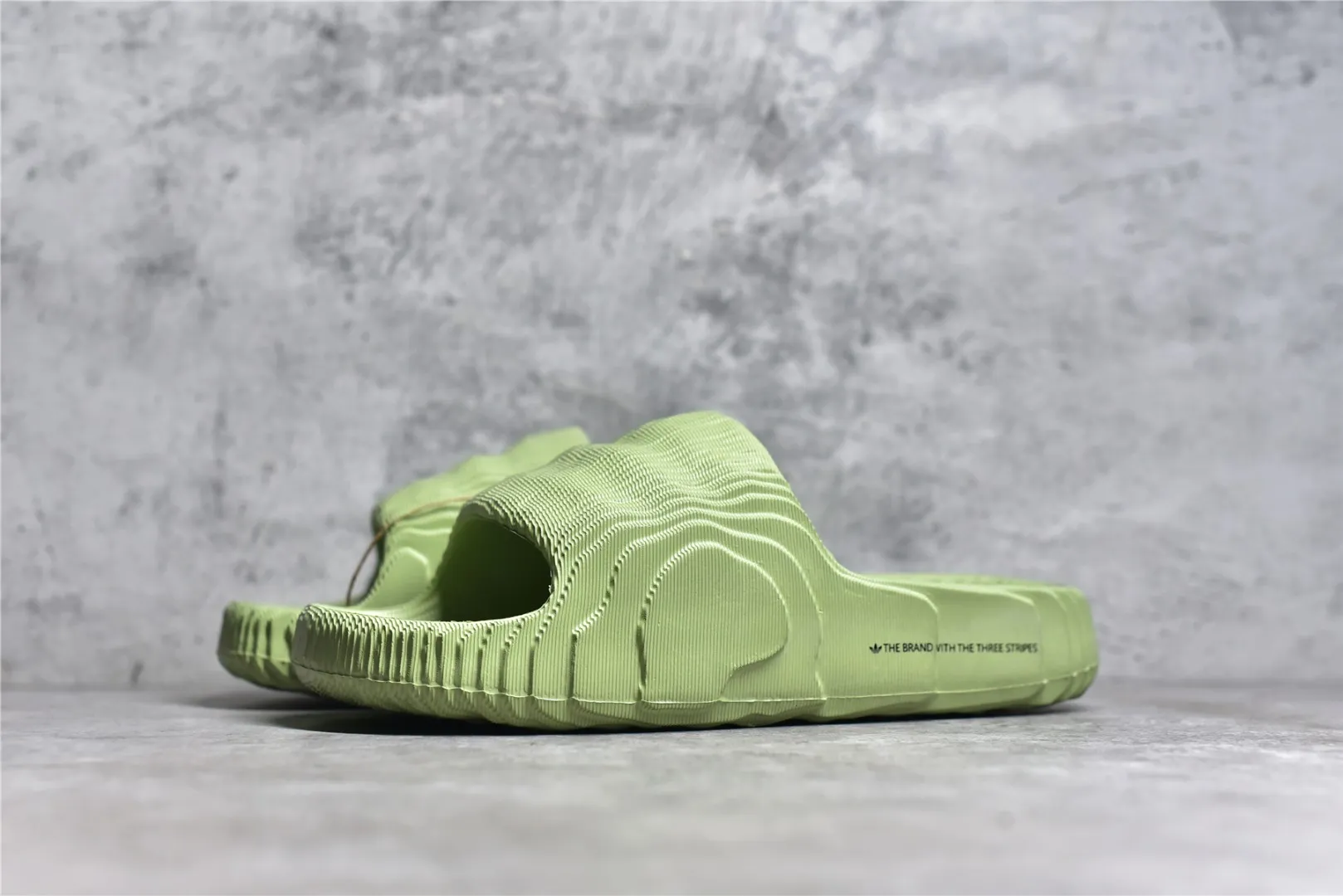 AD Originals Adilette 22 Green Slides – Adidas Replica Sneakers and Rep Shoes Seasonal 471