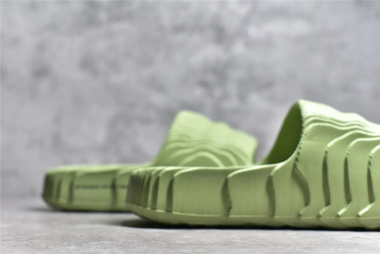 AD Originals Adilette 22 Green Slides – Adidas Replica Sneakers and Rep Shoes Seasonal 471