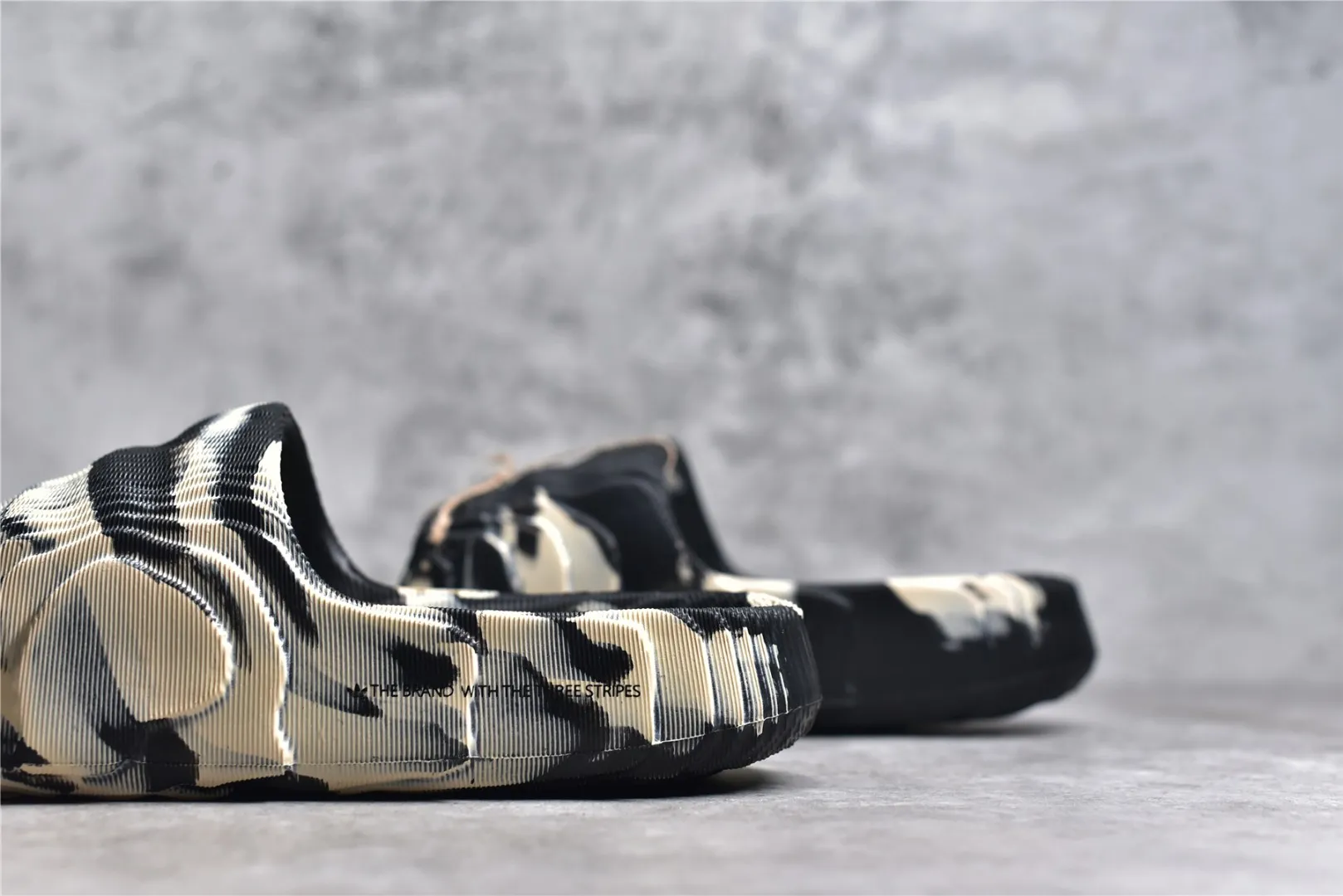 AD Originals Adilette 22 Slide Sandals Black White – Adidas Replica Sneakers and Rep Shoes MoistureWicking 472