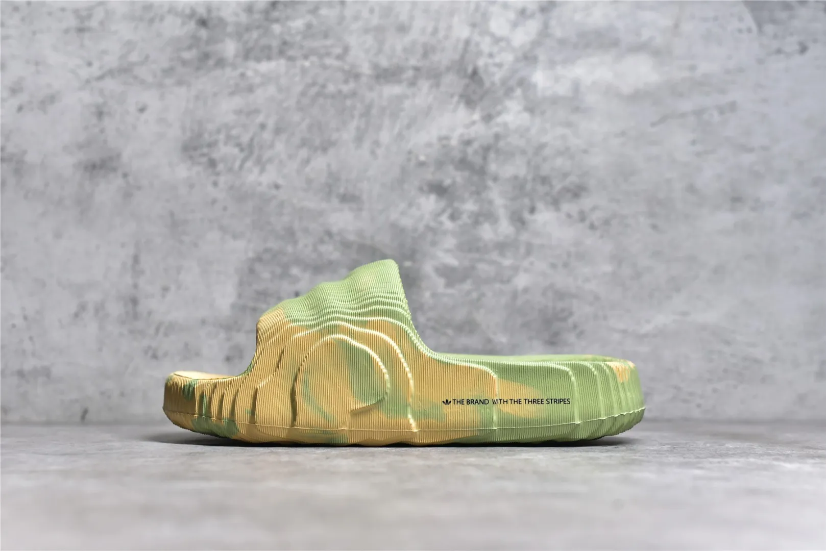 Original AD Originals Adilette 22 Slide Sandals Green – Adidas Replica Shoes & Rep Sneakers 473