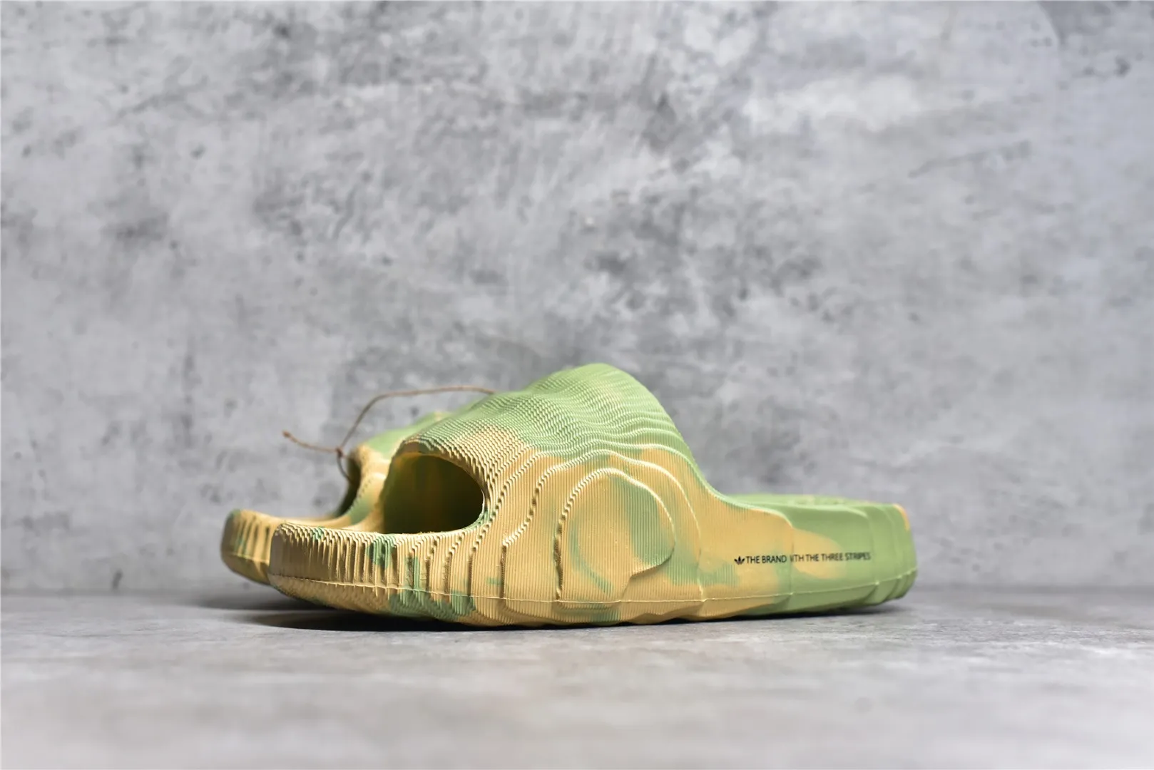Original AD Originals Adilette 22 Slide Sandals Green – Adidas Replica Shoes & Rep Sneakers 473