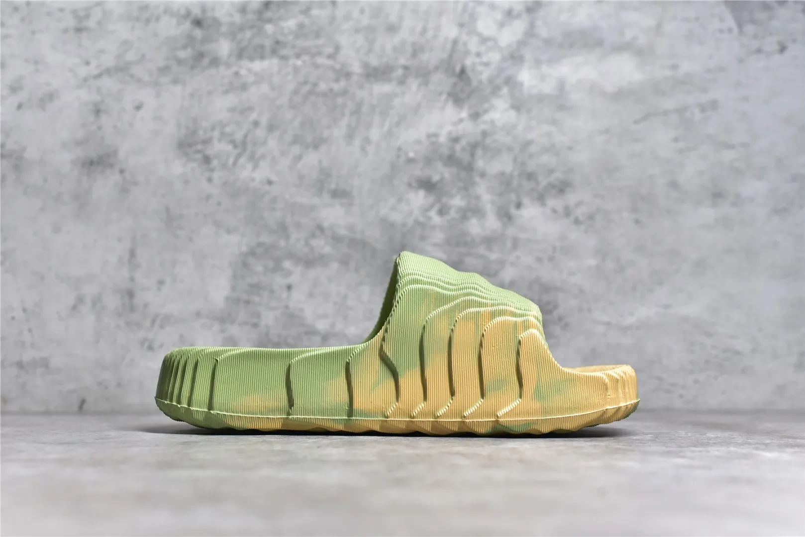 Original AD Originals Adilette 22 Slide Sandals Green – Adidas Replica Shoes & Rep Sneakers 473