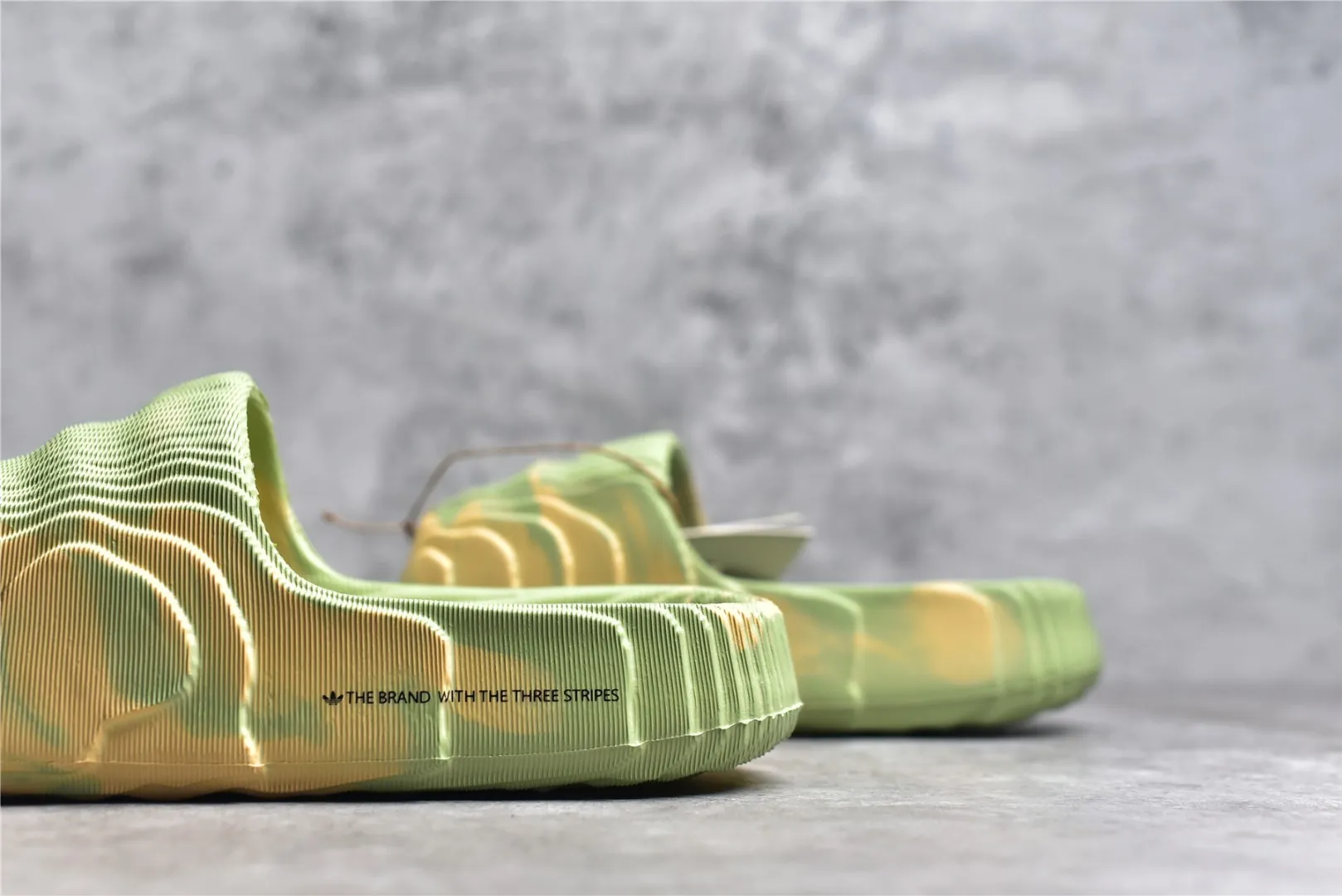 Original AD Originals Adilette 22 Slide Sandals Green – Adidas Replica Shoes & Rep Sneakers 473