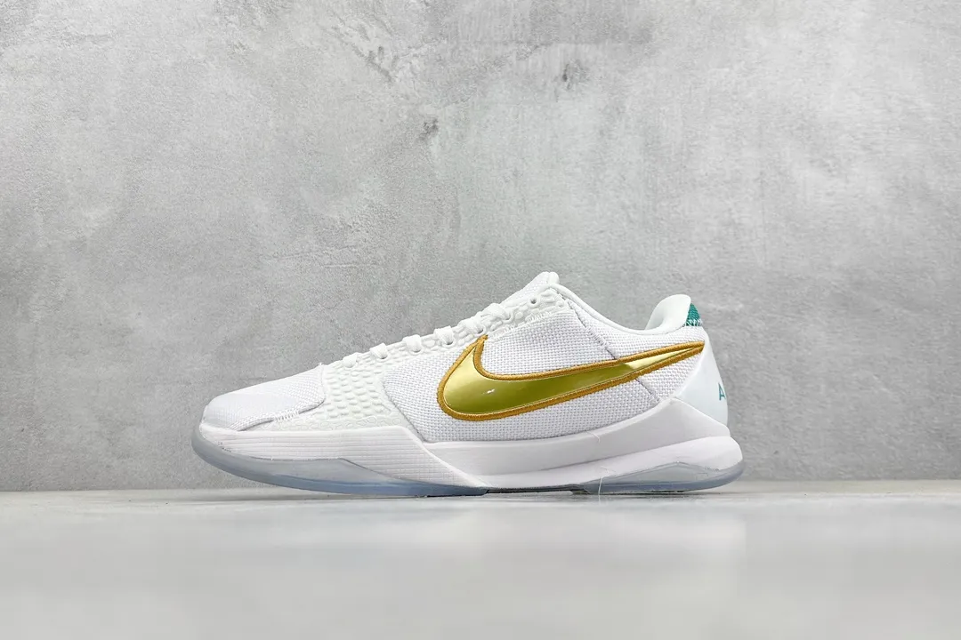 AF Edition NK Zoom Kobe 5 Collaboration – White Teal – Rep Shoes – Nike Replica – Size AF38 (DB4796- FreshLook 1471