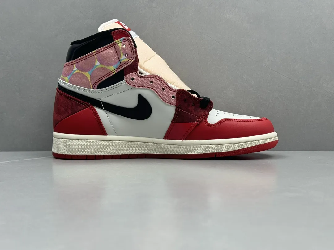 AJ1 270 High-Top Pure  Red Black Spider Sneakers – Best Rep Shoes & Replica Nikes in Size 36- Tailored 1287