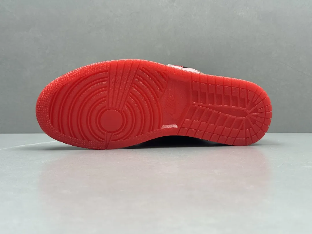 AJ1 270 High-Top Pure  Red Black Spider Sneakers – Best Rep Shoes & Replica Nikes in Size 36- Tailored 1287