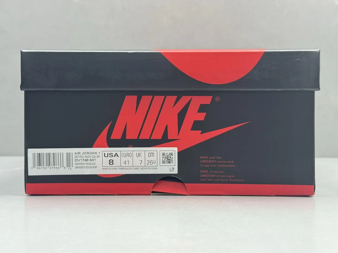 AJ1 270 High-Top Pure  Red Black Spider Sneakers – Best Rep Shoes & Replica Nikes in Size 36- Tailored 1287