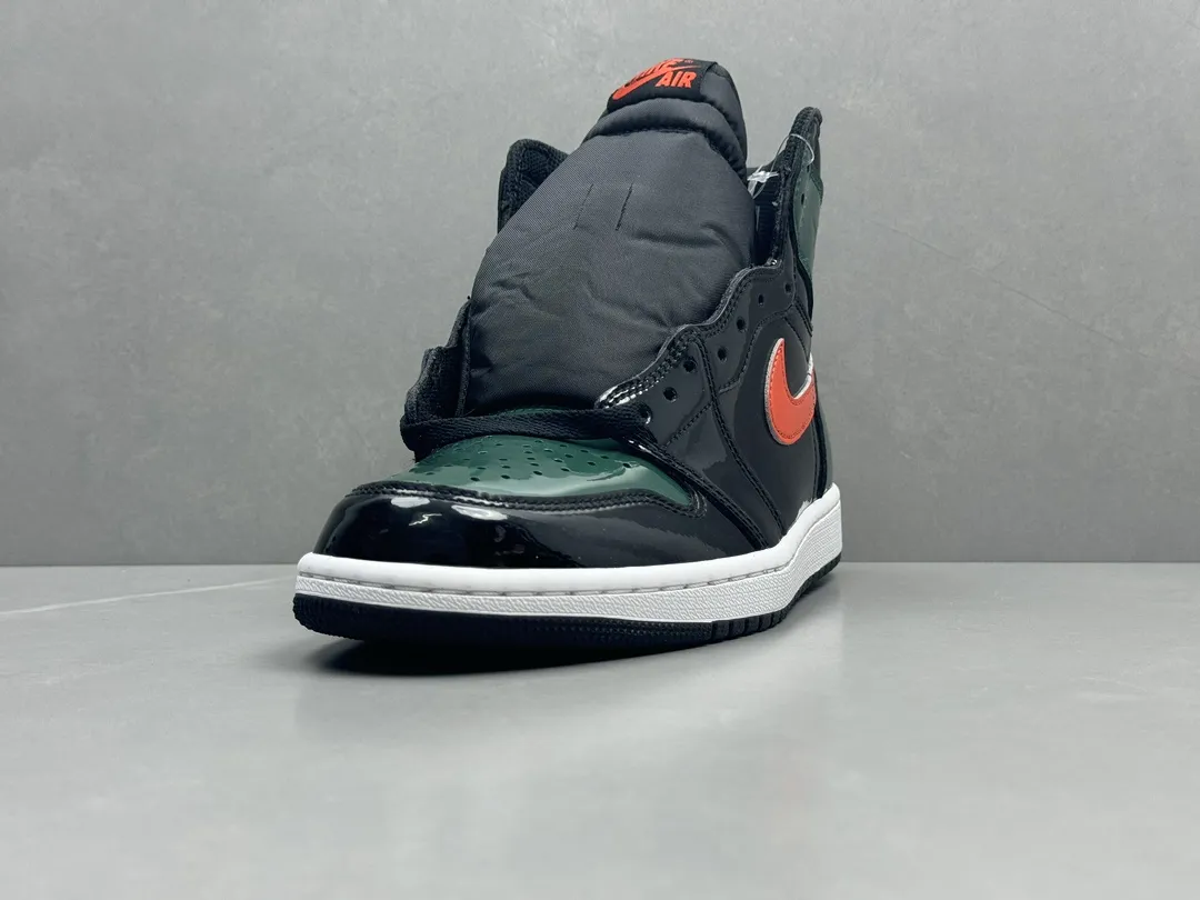 Versatile AJ1 270 High-Top Sneakers – Black Green Orange – Top Quality Rep Shoes & Best Replica Sneakers 1284