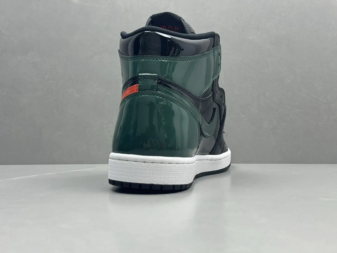 Versatile AJ1 270 High-Top Sneakers – Black Green Orange – Top Quality Rep Shoes & Best Replica Sneakers 1284