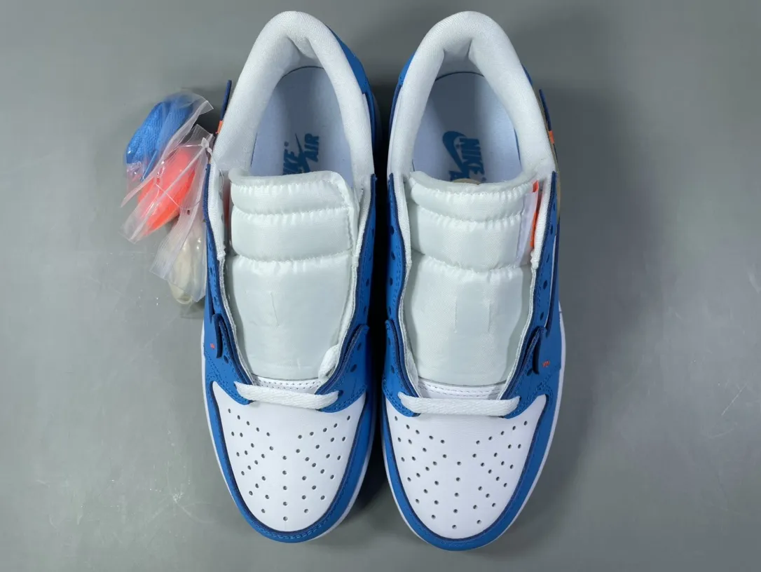 AJ1 Deconstructed Low UNC Blue University Blue White Beige Men’s Basketball Shoes – Top Rep Shoes & Best Nike Replica Size 36-47. Casual 1248