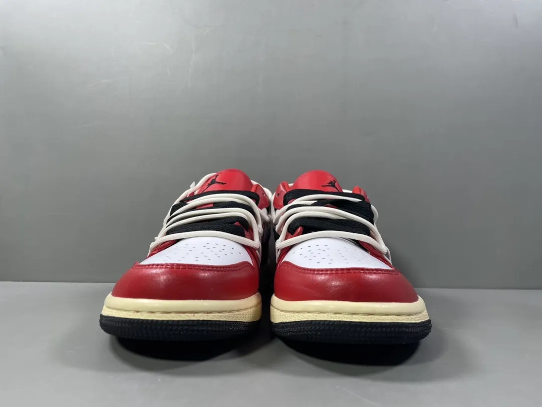 AJ1 x 260 Collaboration Low-Top Sneakers – Red White – Corporate Edition with  Rep Shoes and Nike Replica Style FreshLook 1255